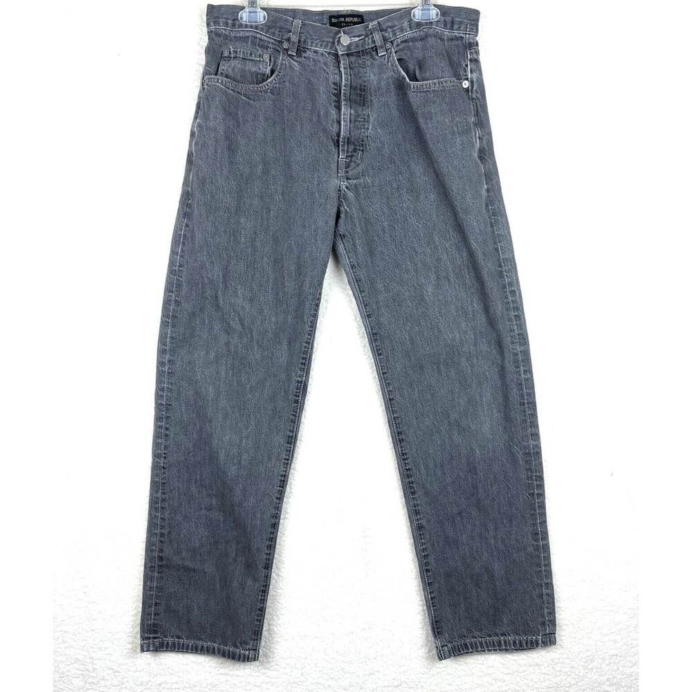 Banana Replublic Men's 5 Pocket Button Fly Casual Pants Size 34 Reg Dark Gray